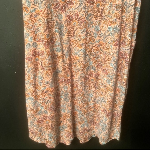 J Jill Dress M Mauve Floral
Hearts Sheath Midi Cotton Modal
Comfort Boho - Picture 8 of 11